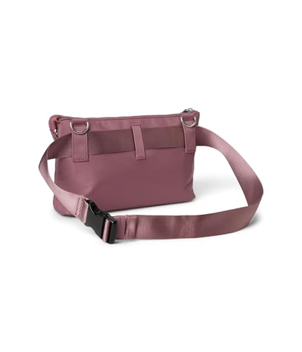Baggallini Pocket Belt Bag and Crossbody Bag for Women, 11"x6.5" Convertible Crossbody & Fanny Pack w/Replacable Straps