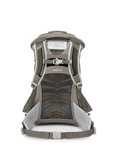 Osprey Poco LT Lightweight Child Carrier Backpack - Compact, Travel-Ready with Sunshade and Adjustable Fit - Lightweight, Comfortable Hiking for Toddlers, Tan Concrete