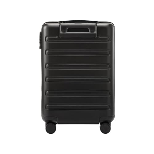 NINETYGO Carry On Luggage 22x14x9 Airline Approved, 20 Inch Luggage with Smooth Double Spinner Wheels, Hard Shell PC+ABS Suitcase Carry-On, Lightweight Travel Luggage, TSA Approved (Black, Andes)