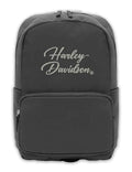 Harley-Davidson Women's Black Opal II Backpack, Water-Resistant Nylon, Asphalt