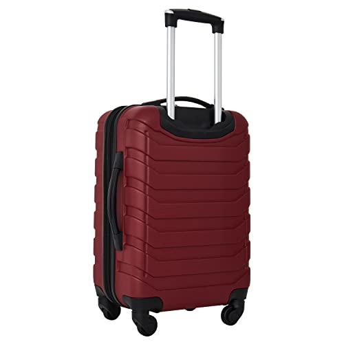Wrangler 5 Piece Luggage & Travel Accessories Set, Red