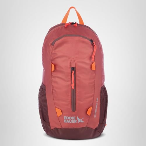 Eddie Bauer Stowaway Packable Backpack | Travel | Outdoor | Lightweight | Foldable | Durable | Ripstop Polyester | 20L - Maroon