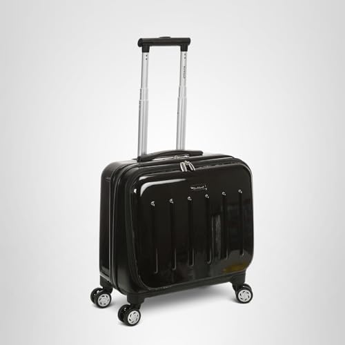 Rockland Revolution Hardside Rolling Computer Case, Carry-On, Black