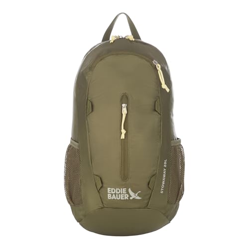 Eddie Bauer Stowaway Packable Backpack | Travel | Outdoor | Lightweight | Foldable | Durable | Ripstop Polyester | 20L - Irish Green