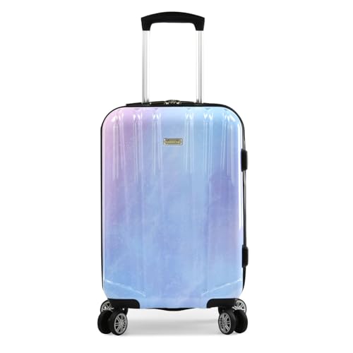 Traveler's Choice Women's Ruma II Expandable Luggage with Spinner Wheels, Twinkle Lilac, 21" Carry-on