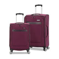 Samsonite Ascella 3.0 Softside Expandable Luggage with Spinners, Sapphire Blue, 2PC SET (Carry-on/Medium)