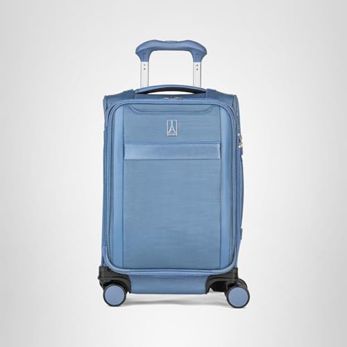Travelpro VersaPack+ Lightweight Softside Expandable Checked Luggage, 8 Spinner, TSA Lock, Checked Large 29-Inch, Elemental Blue