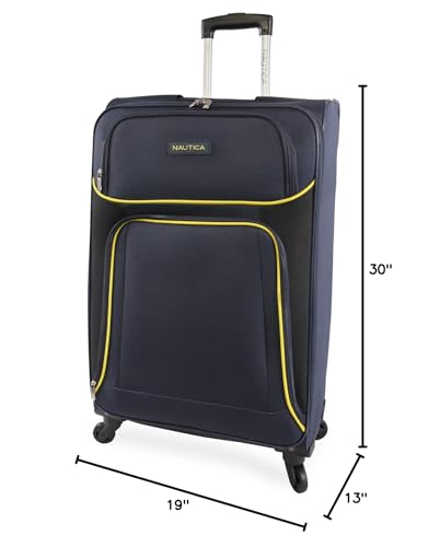 Nautica Seascape Collection 4pc Softside Luggage Set