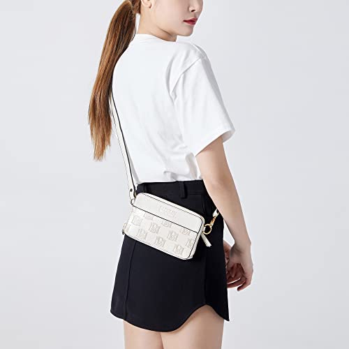 Badgley Mischka Madalyn Vegan Leather Pouch Belt Bag (Champagne)