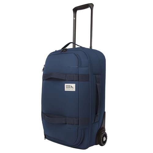 Eddie Bauer Excursion Traveling 22 Rolling Duffel Bag with Lightweight Telescopic Handles and Rugged Wheels - 40L, Brook