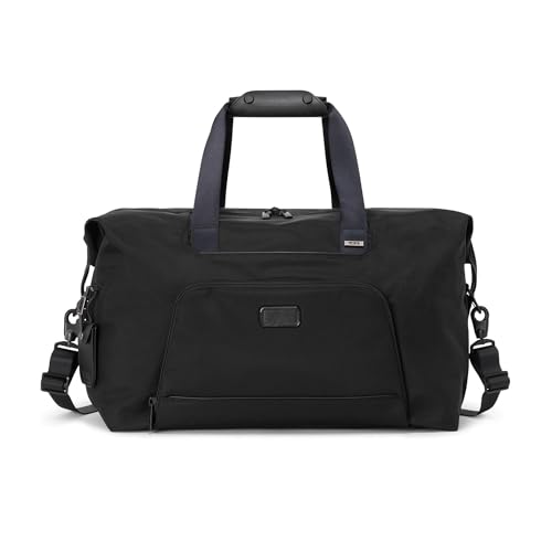 Tumi Unisex Double Expansion Duffel, Black, One Size