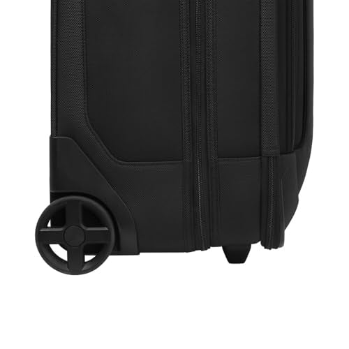 Victorinox Werks Traveler 7.0, 2-Wheel Frequent Flyer Carry-On, 2-Wheel Softside Expandable Cabin Case, Black