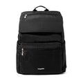 Baggallini Flap Laptop Backpack - 15"x11" Lightweight Work Travel Bag w/Luggage Sleeve & RFID