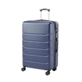 NEWBULIG 20 Inch Carry On Luggage, ABS Hard Shell Lightweight Rolling Expandable Suitcase with Double Spinner Wheels & TSA Lock, Travel Suitcase for Business Trips and Short Vacations, Blue