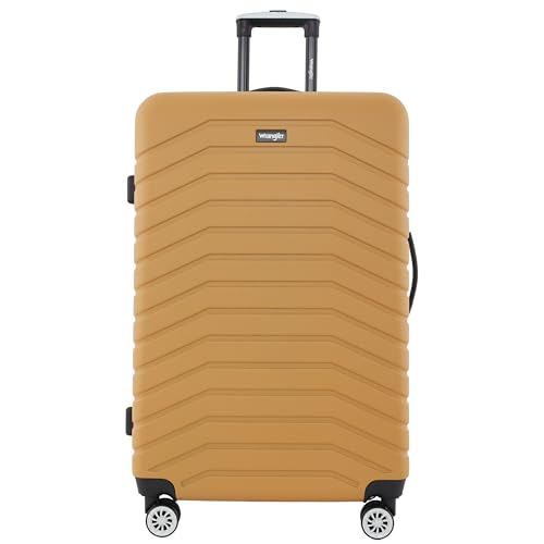 Wrangler Tahoe 3 Piece Spinner Luggage Set, Amber Gold
