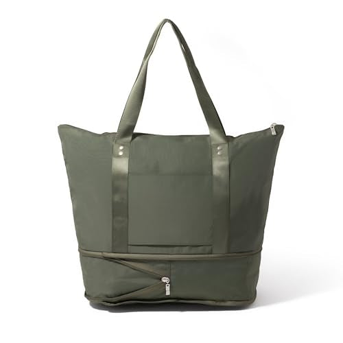 Carryall Expandable Lightweight Travel Tote 22" Packable Folding Compact Nylon Washable Weekender w/Luggage Sleeve