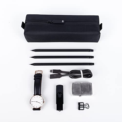 Comfyable Small Toiletry Bag for Men, Slim Mini Toothbrush Bag, Dopp Kit, Electronics, Tech, Gym, Water-Resistant Essentials Organizer, Blue