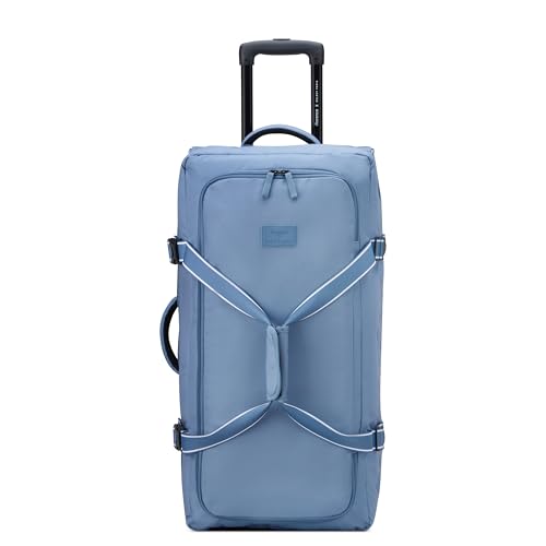 florence by mills On A Roll Two Wheel Rolling Travel Duffle Bag, Zinc Blue, 28 Inch