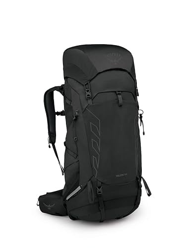 Osprey Talon 44L Men's Lightweight Hiking Backpack - Daypack for Travel & Camping, Black/Coal Grey, L/XL