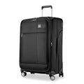 Skyway Sigma 7.0 Softside Expandable Spinner Suitcase with Wheels (Black, Checked-Medium 24-Inch)