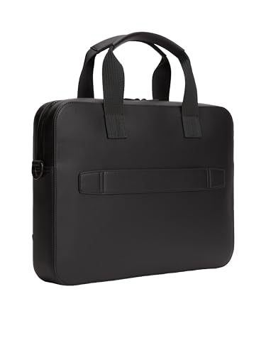 Tommy Hilfiger Men's Foundation Computer Bag, BLACK One Size