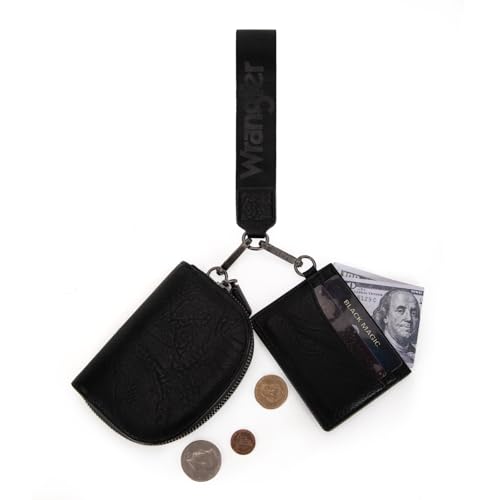 Wrangler Duffel Bag Large Weekender Bag and KeyChain Wallet Wristlet Wallet