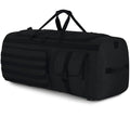 Gonex 130L Extra Large Duffel Bag for Men, Heavy Duty 3 in 1 Convertible Carry Travel Duffle, with Shoe Compartment, Tactical Loops, Sports Gear Bag for Family Trips (Black)