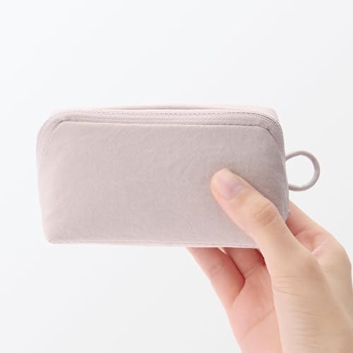 Crinkled Nylon Wide-Open Pouch - Small by MUJI