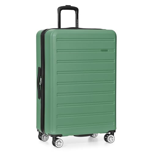 Travel Select Snowcreek Hardside Expandable Spinner Luggage, Green, 30-Inch Large