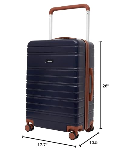 Travelers Club 2PC or 20" Navigate Luggage Set, Navy Blue, 2PC Set