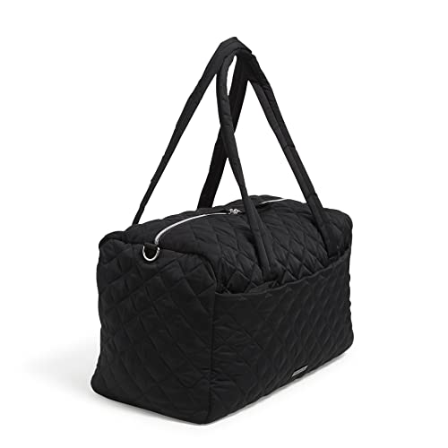 Vera Bradley Women's Performance Twill Medium Travel Duffle Bag, True Black, One Size