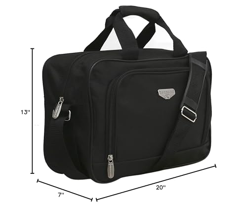 Travelers Club Euro 3-Piece Carry-On Luggage Set, Black