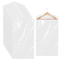 20 Pack Garment Bags for Hanging Clothes Plastic Garment Bags Clear Clothes Covers Dry Cleaner Bags Hanging Dust-proof Garment Bags for Dry Cleaner, Home Storage, Travel (60x90cm)