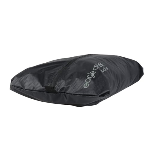 Eagle Creek Pack-It Isolate Shoe Sack - Breathable Shoe Sack for Travel - Lightweight & Portable - Washable - Water-Resistant - Easy-Grab Zipper - Top Handle - Black