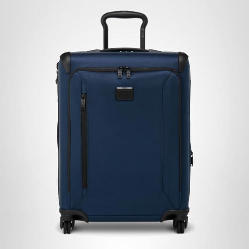 TUMI - Aerotour 4 Wheel Expandable Luggage - Men's and Women's Lightweight Business and Leisure Travel Suitcase - 21.75" Expandable Carry-On, Navy