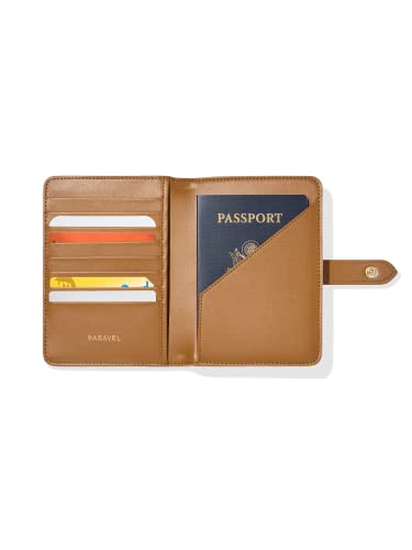 Paravel Cabana Passport Case | Paloma | Travel Wallet | Passport Holder with 8 Card Slots