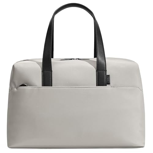 Away The Everywhere Bag - Airline Approved Carry-On Bag with Padded Laptop Pocket, Detachable Shoulder Strap - Water-Repellent Carry-On Duffle Bag - Cloud Gray