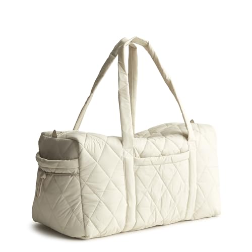 Vera Bradley Women's Featherweight Large Original Duffel Travel Bag, Pumice Stone, One Size