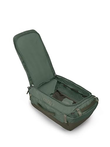 Osprey Transporter 40L Lightweight Travel Duffel Bag - Water Resistant Carry On Gear Bag for Men and Women, Pine Leaf