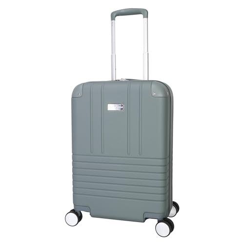 Jessica Simpson Countryside 21" Expandable 8-Wheel Spinner Carry On Luggage Suitcase, Chinois Green