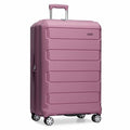 Traveler's Choice Pagosa Hardshell Expandable Luggage with Spinner Wheels, Mauve, 30-Inch Large