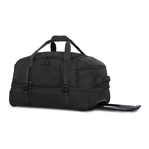 High Sierra Pathsetter Wheeled Carry-On Duffle - Black