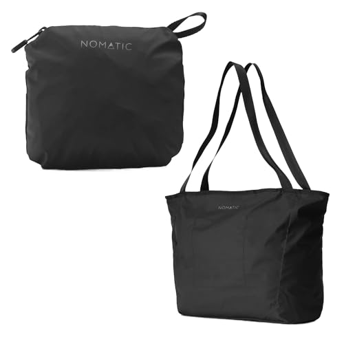 NOMATIC Navigator Collapsible Tote Bag - 28L Black - Unisex Adults - Perfect for Travel, Work, or Gym