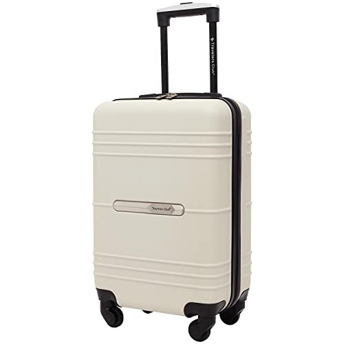 Travelers Club 22" Richmond Spinner Carry-On Luggage, Bone