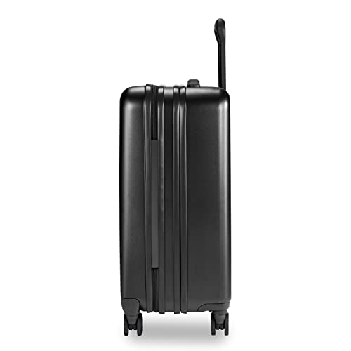 Briggs & Riley Sympatico Hardside Domestic Spinner Luggage, Matte Black, 22-Inch Carry-On
