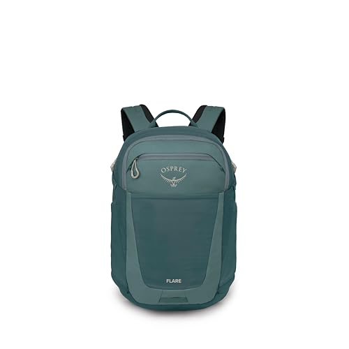 Osprey Flare Commuter Laptop Backpack - Everyday Bag for College, Work, and Travel - with Laptop Sleeve & Bottle Pockets, Cascade Blue/Torrent Blue