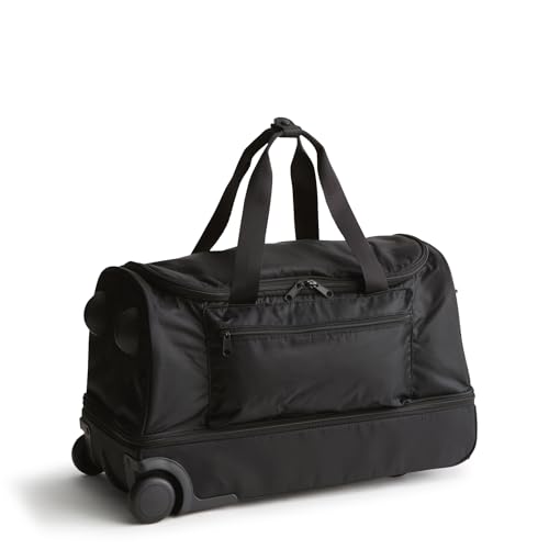 Vera Bradley Women's Ripstop Adair Rolling Duffel Travel Bag, Moonless Night, One Size