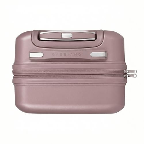 Gabbiano Royal Hard Shell ABS Luggage – Lightweight Expandable Hardside Suitcase with 360° Spinner Wheels & Telescoping Handle (Ballerina Pink, Carry-On)