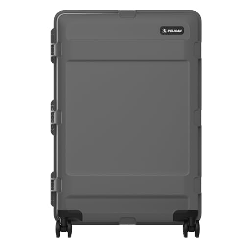 Pelican ATX Luggage Hard Case Luggage with Wheels - Waterproof Hardshell - Large Size (30 Inch) Check-In Suitcase (Charcoal)