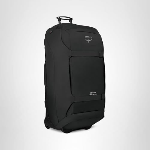 Osprey Sojourn Shuttle 36"/130L Wheeled Duffel Luggage, Black